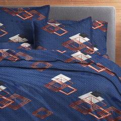 4 Double Bedsheets With 8 Pillow Covers - 90 X 90 Inches, Multicolor | 144 Thread Count Soft Brushed Microfiber - Long Lasting & Wrinkle Free
