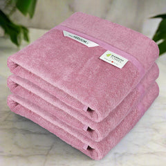 Heelium Bamboo Bath Towel 3x Softer & Quick Drying 400 Gsm (Peach)