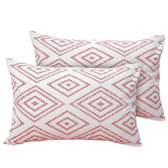 Perfect Cotton Double Bedsheet With 2 Pillow Cover - 88 X 96 Inches, Dark Peach & White | Soft & Durable For Everyday Use & Bedroom - All Season Comfort