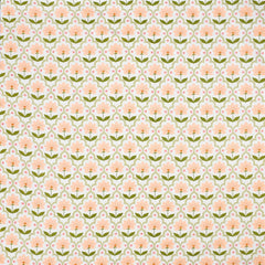 Premium Cotton Bedsheets Elastic Fitted With 1 Pillow Covers - Size - 48 X 78 Inches, Orange Leaves | Single Mattress Bed With All Around Elastic 350 TC Super Soft