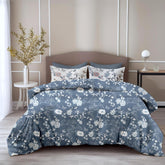 100% Pure Cotton Bedsheet For Double Bed With 2 Pillow Covers - 88 X 90 Inches, Blush Blue | Soft & Breathable Fabric | Comfortable For Daily Use
