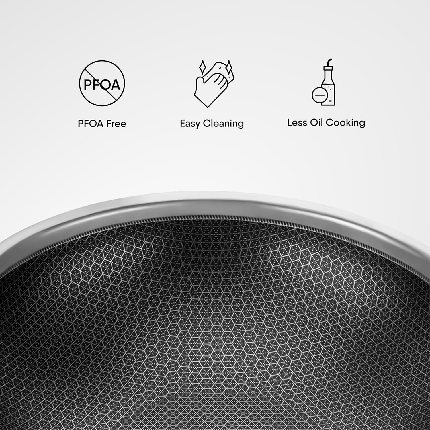 Artisan Hybrid Triply Non Stick Tasla With Lid, 2 Liters | Stainless Steel Kadai Or Tasla For Cooking - Triply Kadhai Or Tasla Metal Spatula Friendly, Induction & Gas Stove Compatible, 22 Cm Artisan Hybrid Triply Non Stick Tasla With Lid, 2 Liters | Stainless Steel Kadai Or Tasla For Cooking - Triply Kadhai Or Tasla Metal Spatula Friendly, Induction & Gas Stove Compatible, 22 Cm