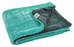 Softspun Microfiber Cloth Towel Set 400 Gsm | Extra Thick Microfiber Cleaning Cloths Perfect For Bike, Auto, Cars Both Interior & Exterior (Grey + Aqua Blue)