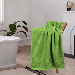 Home Elegance 100% Cotton Comfort Living Bath Towel 400 Gsm (Lime Green)- Pack Of 1