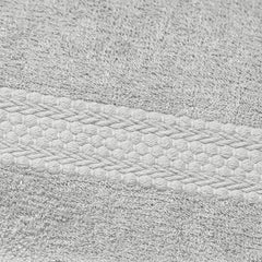 Akiko Home 100% Bamboo Face Towel 500 Gsm | Quick Dry, Super Soft, Anti Bacteria, Fast Absorbent, Eco Friendly, Hypoallergenic, Odor Resistant Face Towel | Pack Of 4 (Grey)