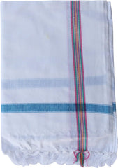 Fancyadda Cotton Bath Towels Combo 600 Gsm | Extra Large Size Towel (White) -Set Of 4