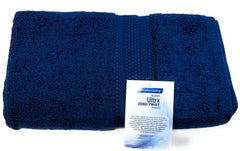 Bombay Dyeing Ultrx 100% Cotton Large Size Premium Bath Towel 650 Gsm - Ink Blue