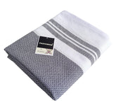 Padhumam Cotton Large Size Bath Towel 400 Gsm | Towels For Men & Women (Grey)