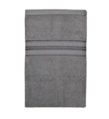 Cotton Bolls Textiles 100% Cotton Bath Towel 600 Gsm | Super Soft & Absorbent Quick-Dry Bath Towel Textured & Durable Cotton Towel (Dark Grey)