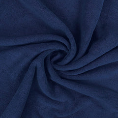 Tiqh 100% Cotton Bath Towel 600 Gsm | Highly Absorbent & Quick Dry Extra Large Bath Towel (Navy)