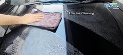 Softspun Microfiber Super Absorbent Cloth 500 Gsm | Silk Banded Edge Towel Set Extra Thick Microfiber Cleaning Cloths Perfect For Bike Auto Cars Both Interior & Exterio (Grey)