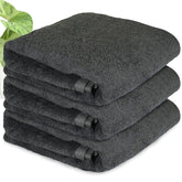 Heelium Bamboo Bath Grey Towel 400 Gsm, Soft, Absorbent, Quick Dry