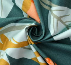 Queen Size Double Bedsheets With 2 Pillow Cover - Size 60 X 78 X 10 Inches, Dark Green | All Around Elastic Fitted - Lightweight, Soft & Comfortable