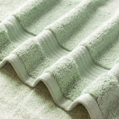 Vilasiya Plushwave 100% Cotton Bath Towel 650 Gsm | Zero Twist Yarn Luxurious Soft & Extra Absorbent Bath Towel (Light Green)