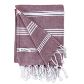 Indihaus Premium Large Cotton Bath Towels 380 Gsm | Soft, Absorbent & Comfortable Large Size Bath Towels (Earthy Crimson)
