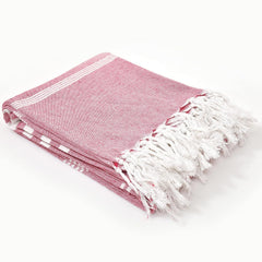 100% Cotton Double Bedsheet With Two Pillow Cover - Queen Size 90 X 100 Inches, Pink | Handloom Cotton Bedsheets For Double Bed | All Season Comfort