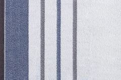 Casa Copenhagen Egyptian Cotton Exotic Hand Towel 400 Gsm (Blue/Dark Grey)- 2 Pcs