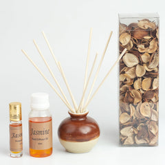 JASMINE REED DIFFUSER | POTPOURRI OIL WITH STICK BEST FOR GIFTING YOUR LOVED