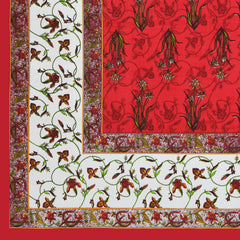 Jaipuri Bedsheets For Double Bed King Size With 2 Pillow Covers - 90 X 100 Inches, Red | Soft & Durable For Everyday Use & Bedroom - All Season Comfort