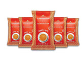 Octavius Suprabhatam Tez Kadak Tea - Pack Of 5 X 1 Kg, 35.2 Ounce Each | Garden Fresh Extra Strong Assam Tea - Kadak Chai Patti | Medium Caffeine Strong Chai Patti