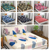 Printed Microfiber 7 Double Bedsheets Combo With 14 Pillow Covers - 90 X 90 Inches, Multicolor | 144 Thread Count Breathable & Wrinkle Free - Light Weight & Easy To Wash At Home | Pack Of 7