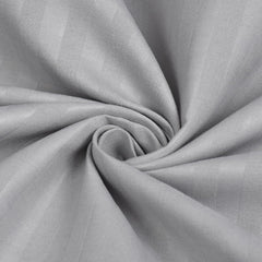 Glace Cotton Single Bedsheet With 1 Pillow Cover (89 X 57 Inches, Silver) | Long Lasting Durability & Comfort For Your Living Space