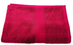 Bombay Dyeing Tulip Premium Cotton Large Size Bath Towel 500 Gsm (Mahroon)