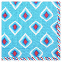 Rajasthani Jaipuri Bedsheets For Double Bed King Size With 2 Pillow Cover - 90 X 100 Inches, Turquoise Blue | Skin Friendly Fabric With Vibrant Colors