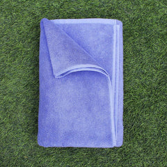 Heelium Bamboo Towel 2 Bath & 2 Hand Towel 1400 Gsm | Soft, High Absorbency & Antibacterial Towels (Iris & Teal) - Pack Of 4