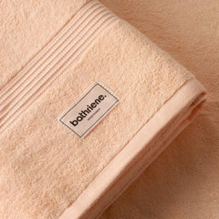 Bathriene 100% Bamboo Bath Towels 600 Gsm Large Size | Luxury Bath Towel Highly Absorbent, Super Soft, Quick Dry & Skin Friendly (Sunrise Yellow)