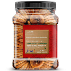 100% Natural Fresh Dried Afghani Anjeer By Marwadi Farm 1kg, Jar Pack | Dried Figs Rich Source Of Fibre Calcium & Iron | Healthy Dried Figs | 35.2 Ounce