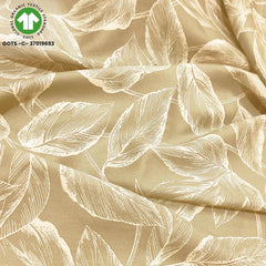 All Around Elastic Fitted Bedsheet For King Size With 2 Pillow Covers - 72 X 72 Inches, Golden | Soft & Breathable, For Bedroom & Gifting