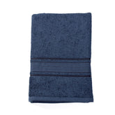 Akiko Home 100% Cotton Essential Series Bath Towel 400 Gsm | Soft, Absorbent, Quick Dry & Durable, Large Size Towel (Navy)