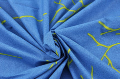 1 King Size Bedsheet With 2 Pillow Covers - 108 X 110 Inches, Blue | Skin Friendly Fabric With Vibrant Colors | Beautiful Bedsheets