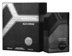 Rave Marconi Black Intense Eau De Parfum 100ml 3.4 Fl.oz. Men Fragrance | Long Lasting | Party Wear
