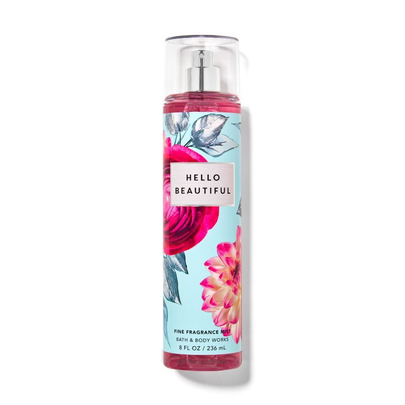 BATH & BODY WORKS HELLO BEAUTIFUL FINE FRAGRANCE MIST 236ML 8 FL.OZ. BATH & BODY WORKS HELLO BEAUTIFUL FINE FRAGRANCE MIST 236ML 8 FL.OZ.