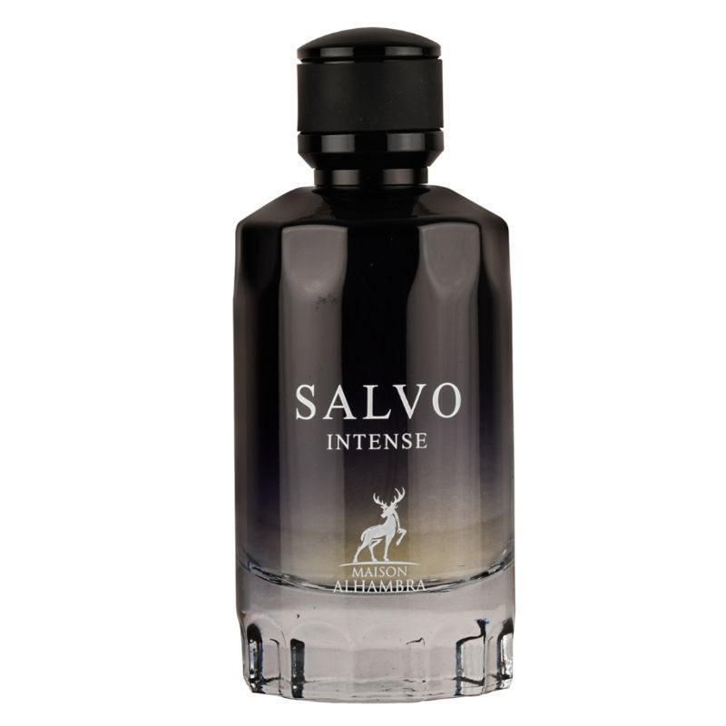 SALVO INTENSE BY MAISON ALHAMBRA EAU DE PARFUM 100ML 3.4 FL.OZ. FOR MEN SALVO INTENSE BY MAISON ALHAMBRA EAU DE PARFUM 100ML 3.4 FL.OZ. FOR MEN