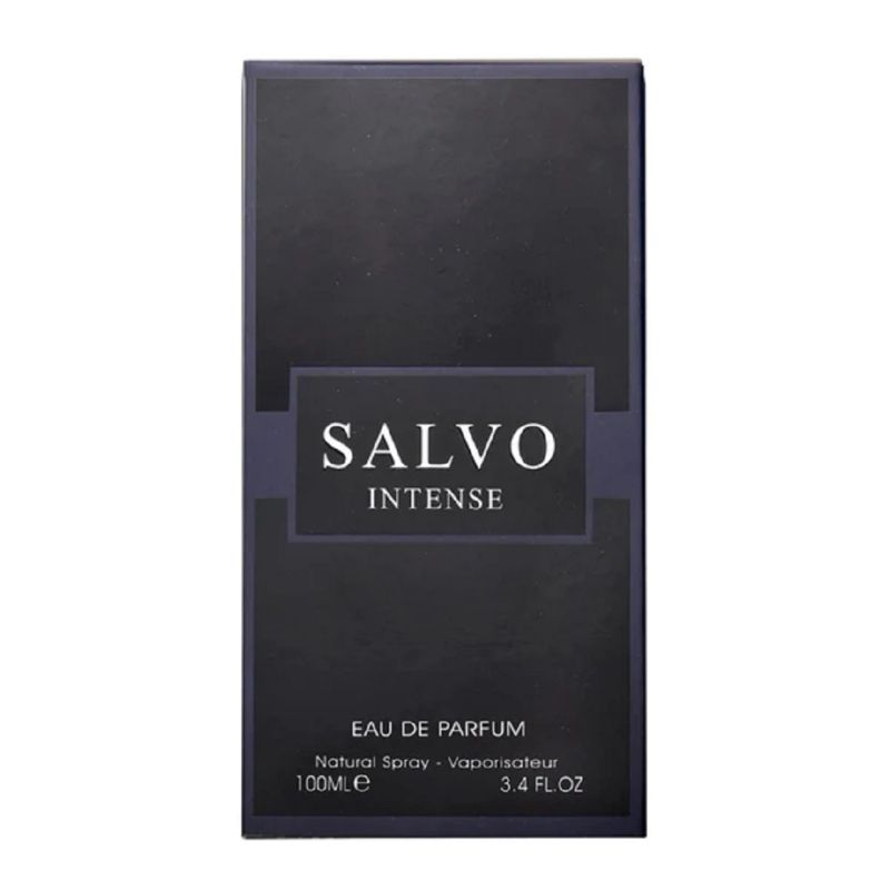 SALVO INTENSE BY MAISON ALHAMBRA EAU DE PARFUM 100ML 3.4 FL.OZ. FOR MEN SALVO INTENSE BY MAISON ALHAMBRA EAU DE PARFUM 100ML 3.4 FL.OZ. FOR MEN
