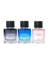 Ajmal Ascend + Yearn + Neea Eau De Parfum 50ml 1.6 Fl.oz. Each Pack Of 3 For Unisex