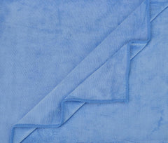 Black Gold The Finer Touch Microfiber 1 Bath Towel, 2 Hand Towels & 2 Washcloth (Sky Blue) - Set Of 5