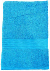 Bombay Dyeing Tulip Premium Cotton Large Size Bath Towel 500 Gsm (Scuba Blue)
