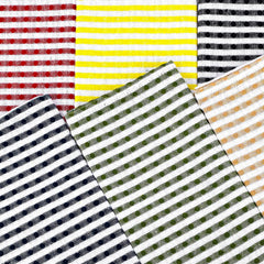 Sami Studios Kitchen Cotton Towels 300 Gsm | Highly & Absorbent For Kitchen Cleaning & Quick Drying Elegant Waffle Checks X-Large Towel (Set Of 6) -Multicolor