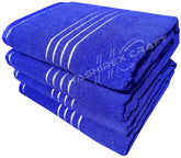 Hashirex Craft Men'S Pure Xxxl Cotton Bath Towel 1300 Gsm (Blue) - Pack Of 2