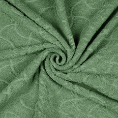 Story@Home Bath Towels Large Size 400 Gsm Set Of 2 Quick Dry Bath Towel, Jacquard Design Blue -Sage Green, Terry Cotton Bath Towels