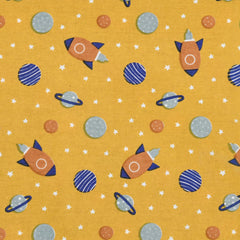 Pure Cotton Kids Bedsheet Double Bed Queen Size With 2 Pillow Covers | 90 X 100 Inches, Yellow & Blue | Fun Cartoon Theme, Soft & Breathable Fabric