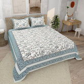 100% Cotton Jaipuri Bedsheet For King Size (90 X 103 Inches, Multicolor) With 2 Pillow Covers | Perfect For Everyday Use, Guest Rooms, Or Gifting On Special Occasions