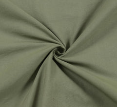 Plain Cotton King Size Elastic Fitted Bedsheet With 2 Pillow Covers - 72 X 78 X 8 Inches, Dark Green | Ideal For Home Bedrooms, Hotel Rooms, Guest Bedsheet