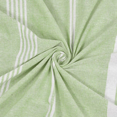 100% Cotton Double Bedsheet With Two Pillow Cover - Queen Size 90 X 100 Inches, Light Green | Handloom Cotton Bedsheets For Double Bed | All Season Comfort