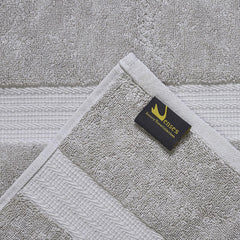Senses By Riba 2 Bath + 2 Hand & 2 Wash Cloth Towel 1800 Gsm | All Cotton Premium Hotel & Spa Quality, Highly Absorbent Towel (Grey) - 6 Piece