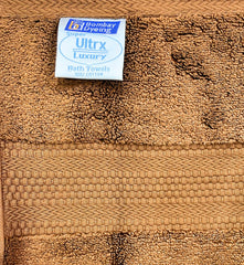 Bombay Dyeing Ultrx 100% Cotton Large Size Premium Bath Towel 650 Gsm - Brown